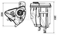 Mahle Expansietank, koelvloeistof CRT3000S