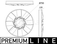 mahleoriginal Lüfterrad, Motorkühlung Mahle Original CFW 94 000P