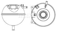 mahleoriginal Ausgleichsbehälter, Kühlmittel Mahle Original CRT 23 000S