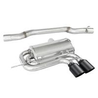 InoxCar 100% RVS Sportuitlaat passend voor Mini F55/F56 2.0 Cooper S/JCW (192/231pk) 2019- (Met OPF/GPF) 2x9 IXMICO2690CB