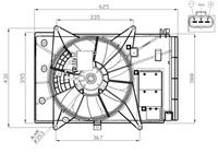 NRF Koelventilatorwiel 47949
