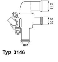 Wahler Thermostaat 314690D