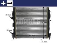 mahleoriginal Kühler, Motorkühlung Mahle Original CR 1506 000S