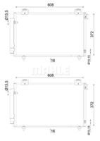 Mahle Condensor, airconditioning AC821000S