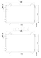 Mahle Condensor, airconditioning AC821000S