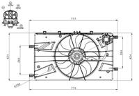 NRF Koelventilatorwiel 47878