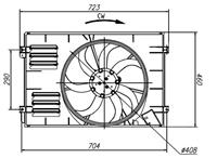 NRF Koelventilatorwiel 47925