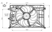 fiat Koelventilatorwiel