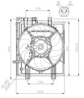 NRF Koelventilatorwiel 47936