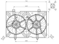 nissan Koelventilatorwiel