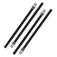 Pro Plus Set van 4x stuks caravan/camper fietsen spanbanden/sjorbanden/bindriemen 100 cm - Auto/caravan/camper fiets accessoires