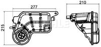 mahleoriginal Ausgleichsbehälter, Kühlmittel Mahle Original CRT 20 000S