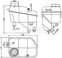 mahleoriginal Ausgleichsbehälter, Kühlmittel Mahle Original CRT 202 000S