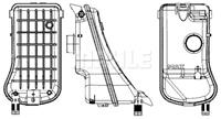 mahleoriginal Ausgleichsbehälter, Kühlmittel Mahle Original CRT 15 000S