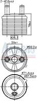 Nissens Oliekoeler, automatische transmissie 91267