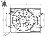 NRF Koelventilatorwiel 47958