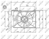 NRF Koelventilatorwiel 47746