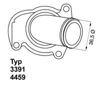 Wahler Thermostaat 445992D