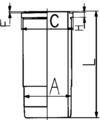 KS Kolbenschmidt Cilindervoering 89839110