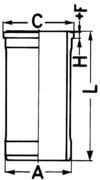 Zylinderlaufbuchse Kolbenschmidt 89568110