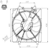NRF Koelventilatorwiel 47934
