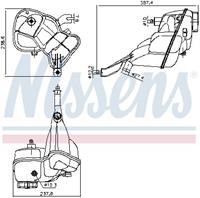 Nissens Expansietank, koelvloeistof 996275