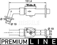 mahleoriginal Kühlmittelregelventil Mahle Original CV 6 000P