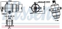 Nissens Droger, airconditioning 95763