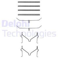Zubehörsatz, Scheibenbremsbelag Vorderachse Delphi LX0182