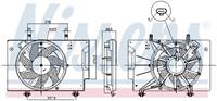 Lüfter, Motorkühlung Nissens 85810