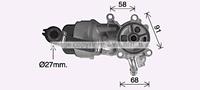 Ölkühler, Motoröl AVA CN3307H