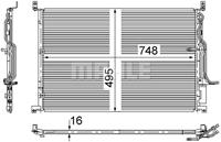 audi Condensor, airconditioning AC271000S