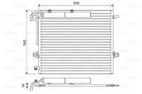 Valeo Condensor, airconditioning 814025