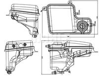 Mahle Expansietank, koelvloeistof CRT203000S