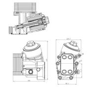 NRF Oliekoeler, motorolie 31847