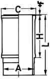 Zylinderlaufbuchse Kolbenschmidt 89735110