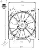 NRF Koelventilatorwiel 47935