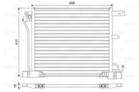 nissan Condensor, airconditioning