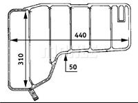 AusgleichsbehÃlter, KÃ¼hlmittel MAHLE CRT 38 000S