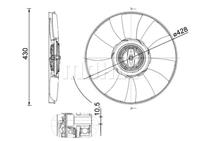 mahleoriginal Lüfter, Motorkühlung Mahle Original CFF 529 000P