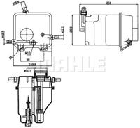 Mahle Expansietank, koelvloeistof CRT125000S