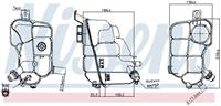 Ausgleichsbehälter, Kühlmittel Nissens 996157