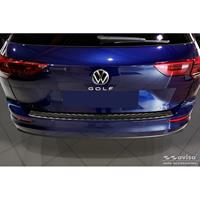 Avisa Zwart RVS Achterbumperprotector passend voor Volkswagen Golf VIII Variant 2020- 'Ribs' AV245089