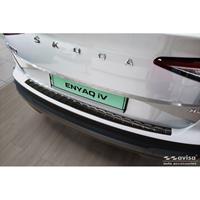 Avisa Zwart RVS Achterbumperprotector passend voor Skoda Enyaq iV 2020- 'Ribs' AV245093