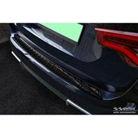 Avisa Zwart RVS Achterbumperprotector passend voor BMW iX3 (G08) 2020- 'Ribs' AV245082