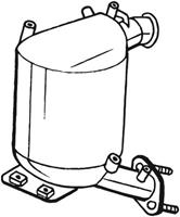 Bosal Partikelfilter, uitlaatinstallatie 097320