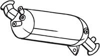 Ruß-/Partikelfilter, Abgasanlage Bosal 095-231