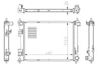 kia Radiateur 550039