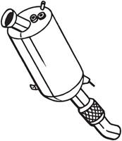 BOSAL Rußpartikelfilter BMW 095-329 18307803688,18307811573 DPF,Partikelfilter,Rußfilter,Ruß-/Partikelfilter, Abgasanlage