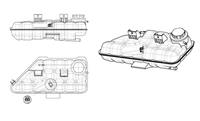 NRF Ausgleichsbehälter MERCEDES-BENZ,IVECO,VOLVO 454045 1635000349,A1635000349